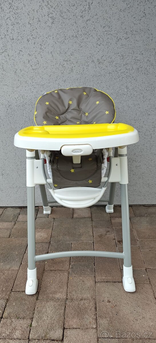 Jídelní židlička Graco Contempo Neon Stars - 2