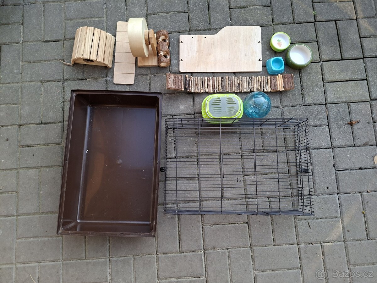 Klec pro křečka včetně všech příslušenctví - 2