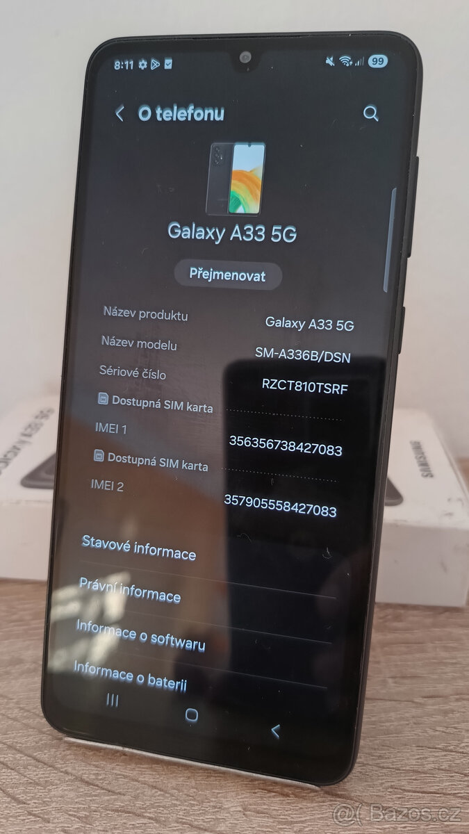 SAMSUNG Galaxy A33 5G (čtěte popis) - 2
