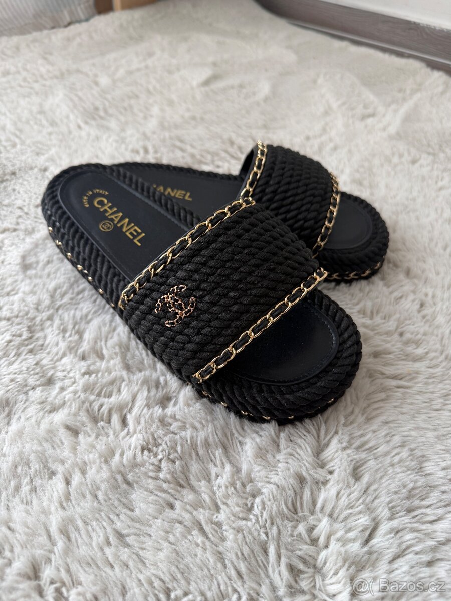 Chanel sandálky pantofle - 2