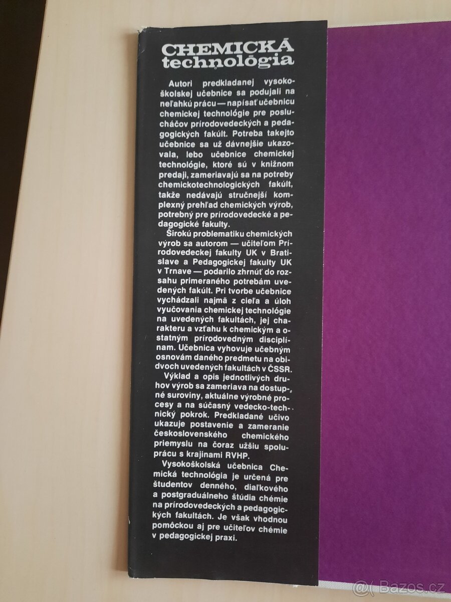 Chemická technologia, slovensky - 2