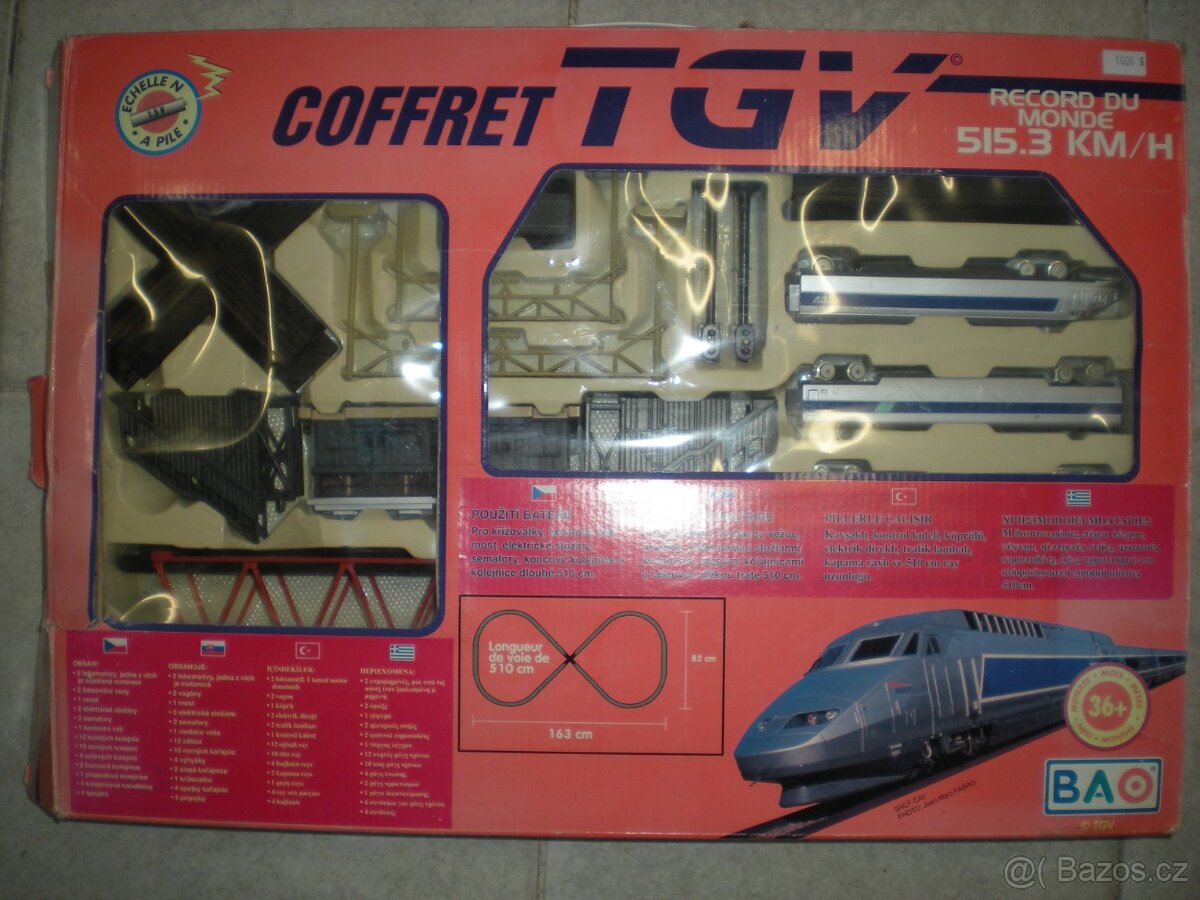 Autodraha + vlacky TGV - 2