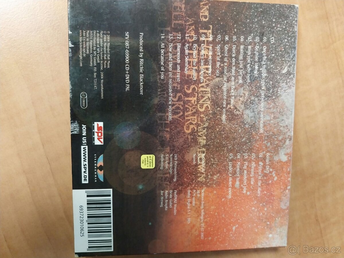 BLACKMORE´S NIGHT - Beyond the sunset CD+DVD - 2