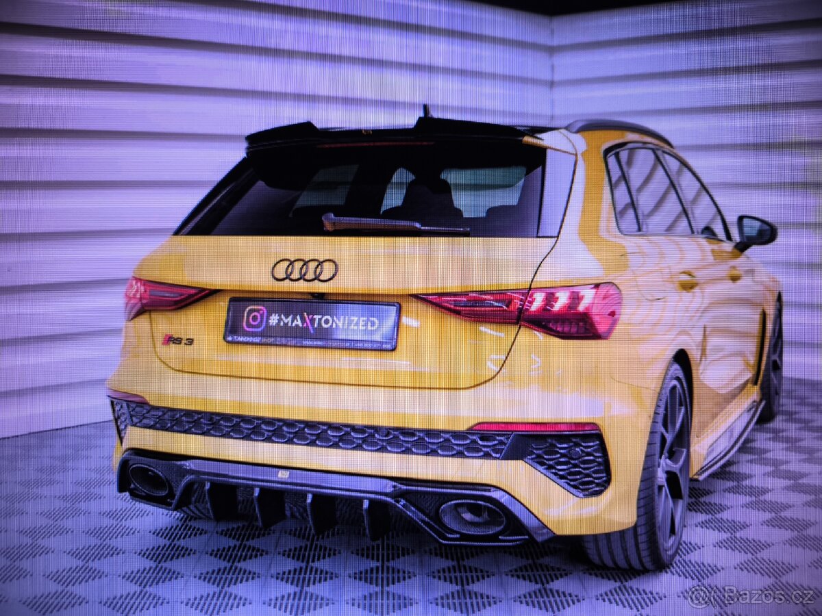Audi RS3 8Y Maxton difuzor a přední spojler - 2