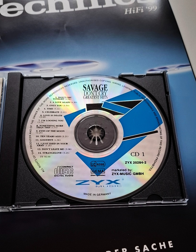 CD Savage: Don't Cry - Greatest Hits - 2