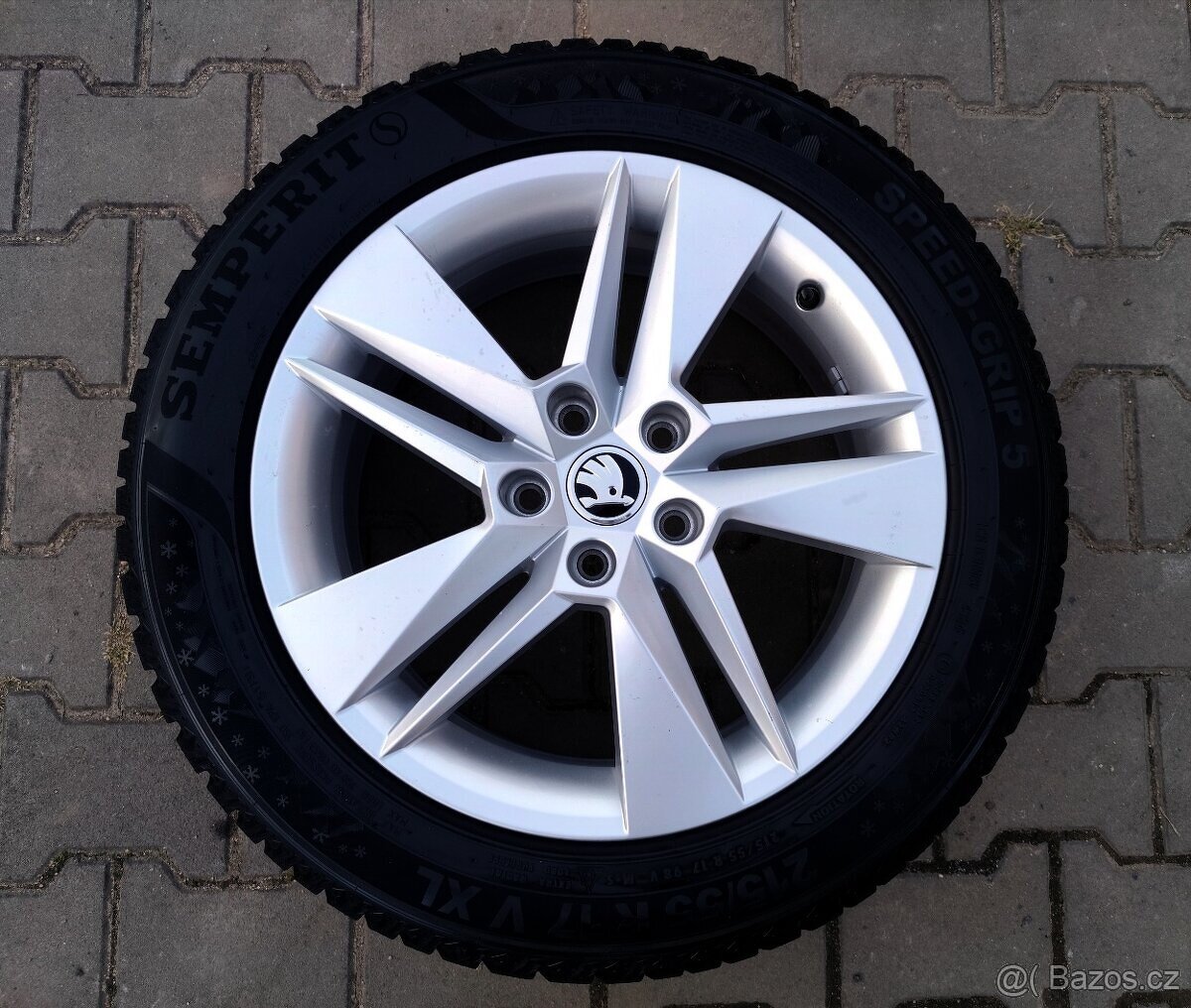 Alu kola originál Škoda Superb III 5x112 R17 Markab - 2