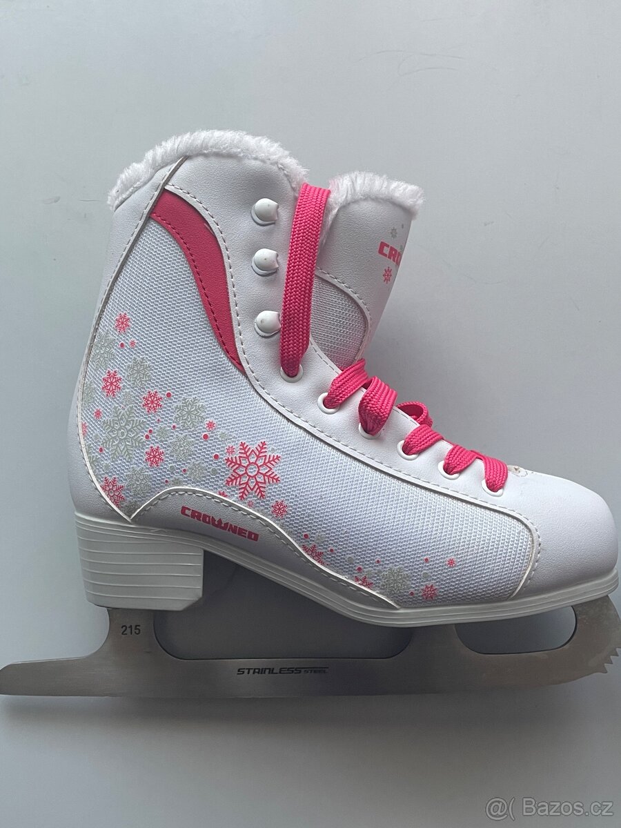 Prodám lední dívčí brusle Crowned 34 - 2