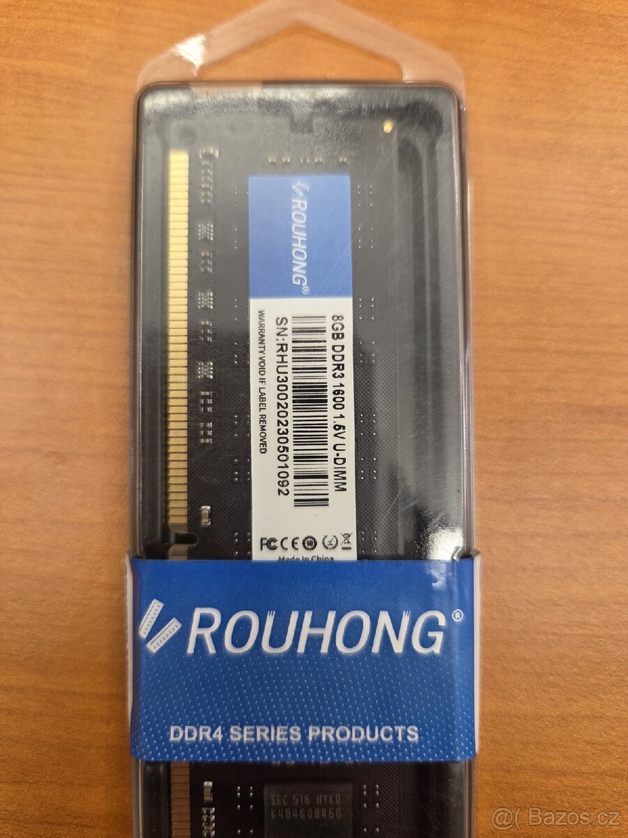 REZERVACE Prodám RAM 16GB DDR3 1600Mhz - 2