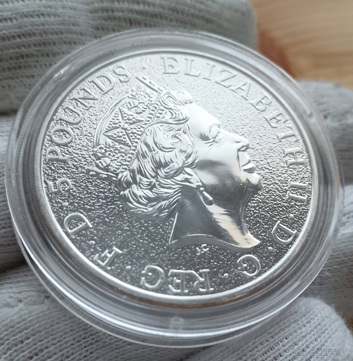 Stříbrná mince 2oz 2017 62,2g stříbra - Red Dragon - 2