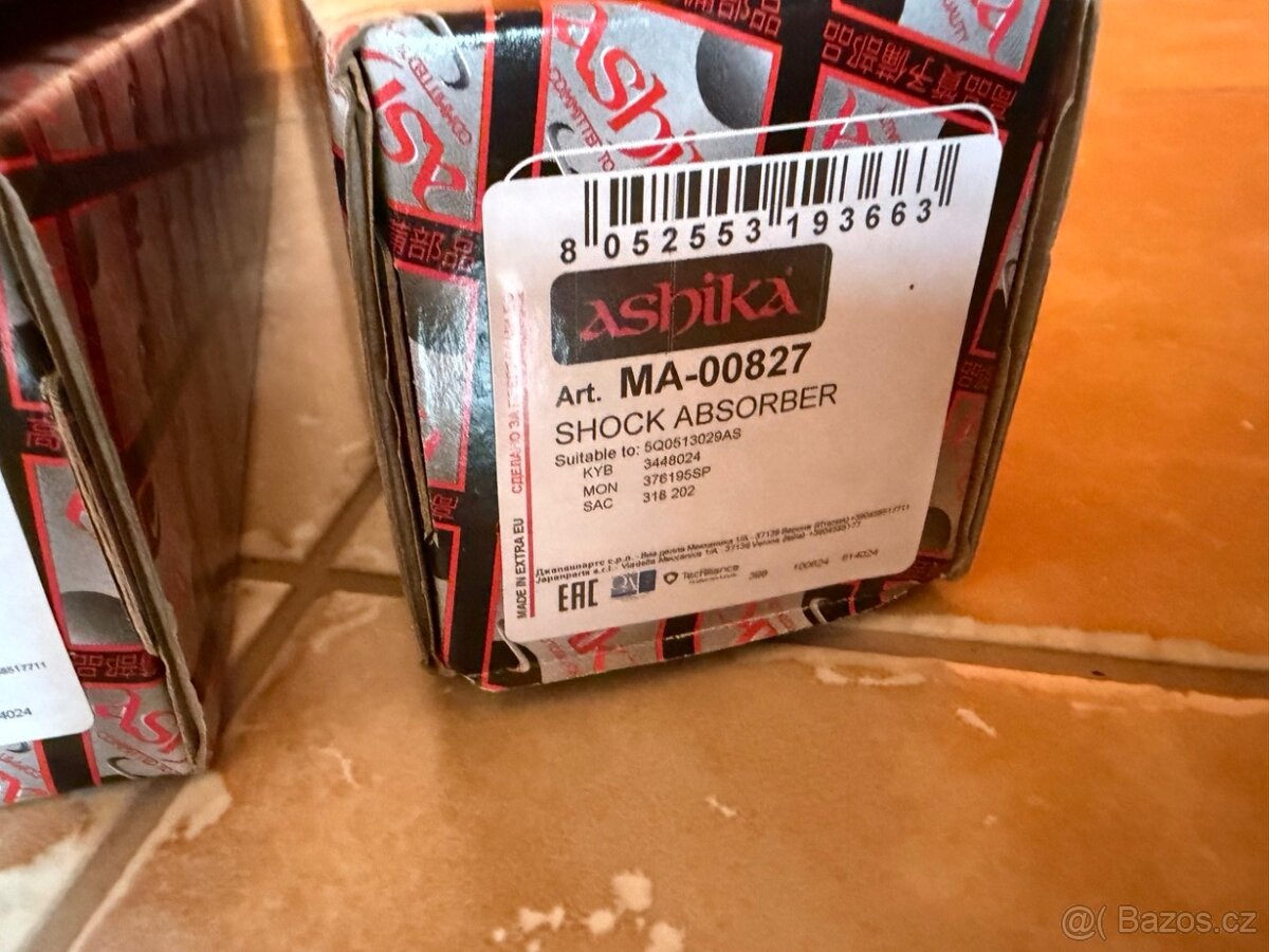 Zadní tliumiče pérování - 2