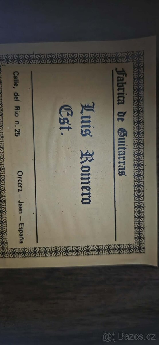 Kytara Luis Romero - 2