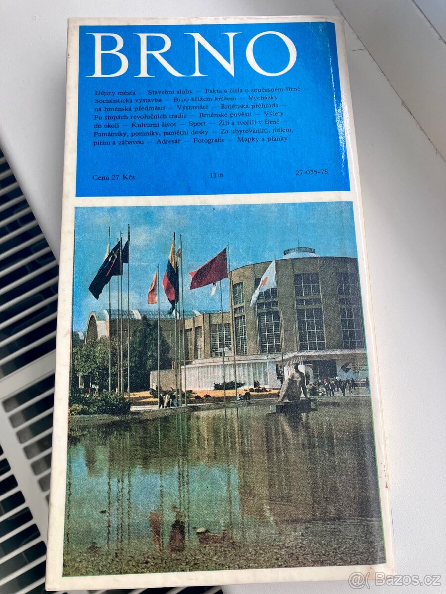 Průvodce Brno kniha 1978 - 2