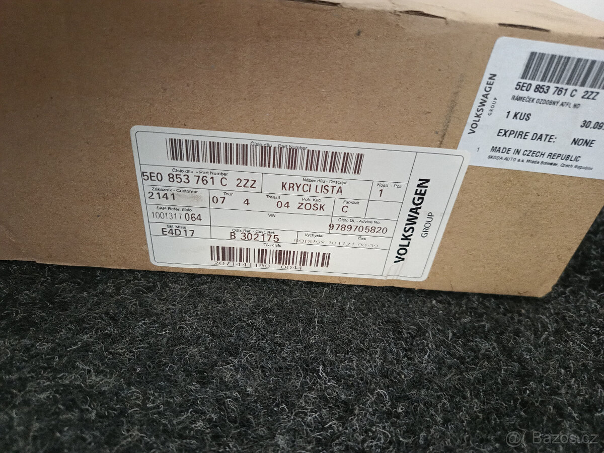 Rámeček masky 5E0853761C 2ZZ - 2