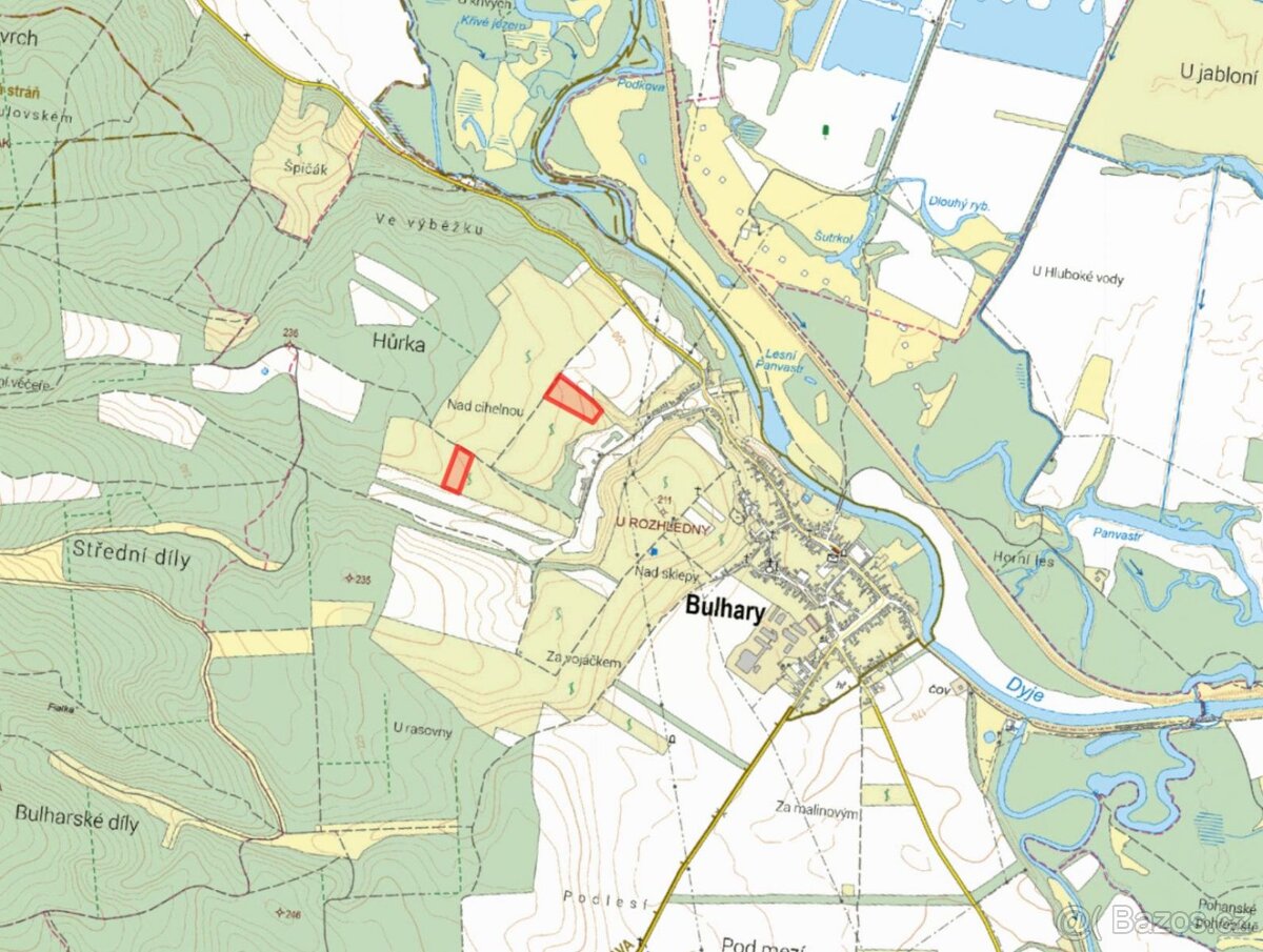 Sady, vinice, prodej, Bulhary, Břeclav - 2