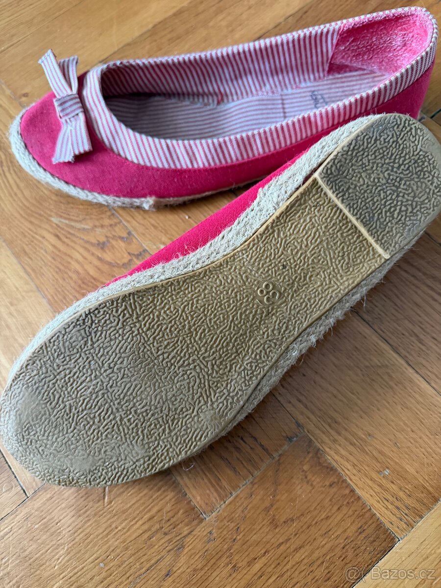 Dámské balerínky – červené, vel. 38 - 2