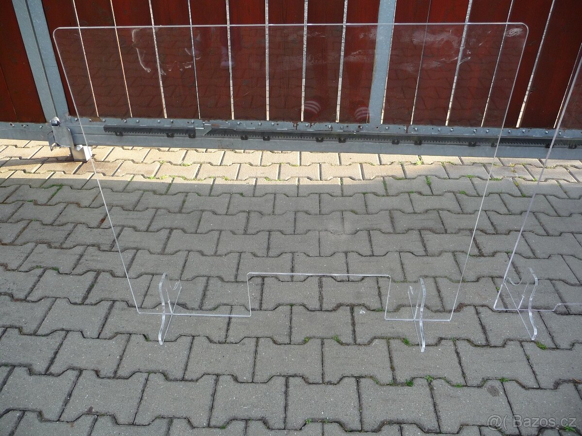 Ochranné přepážky na pult do prodejny - 2