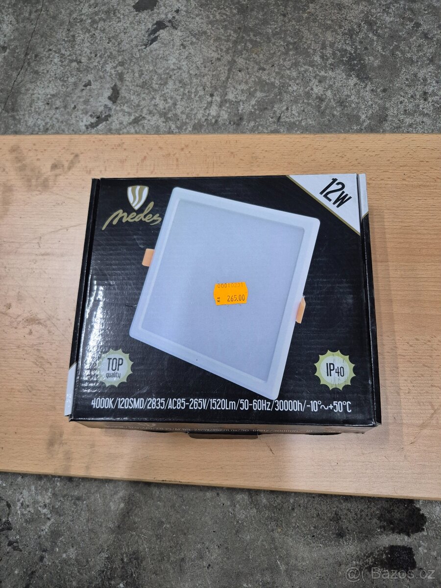 Led panel 166x166 mm bily - 2