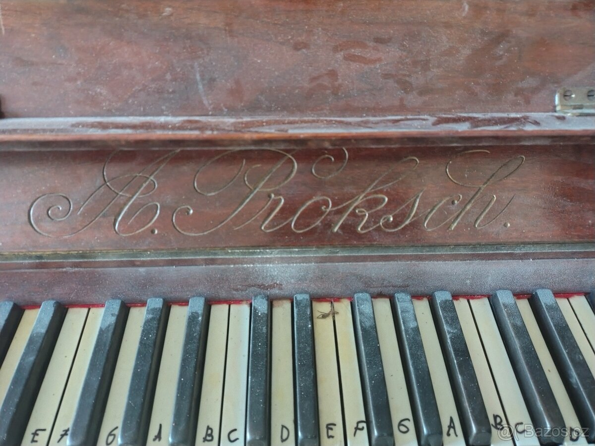 Prodej klavíru s 2 židlemi. A.Proksch - 2