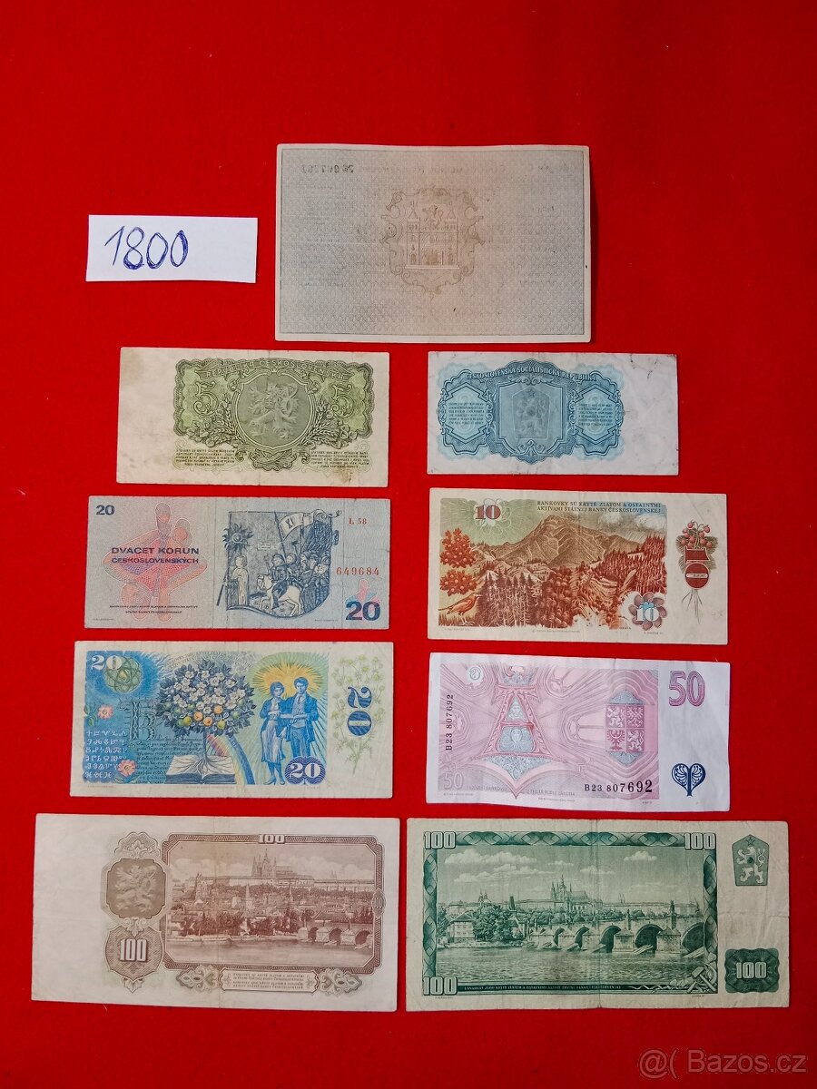 Československé bankovky - 2