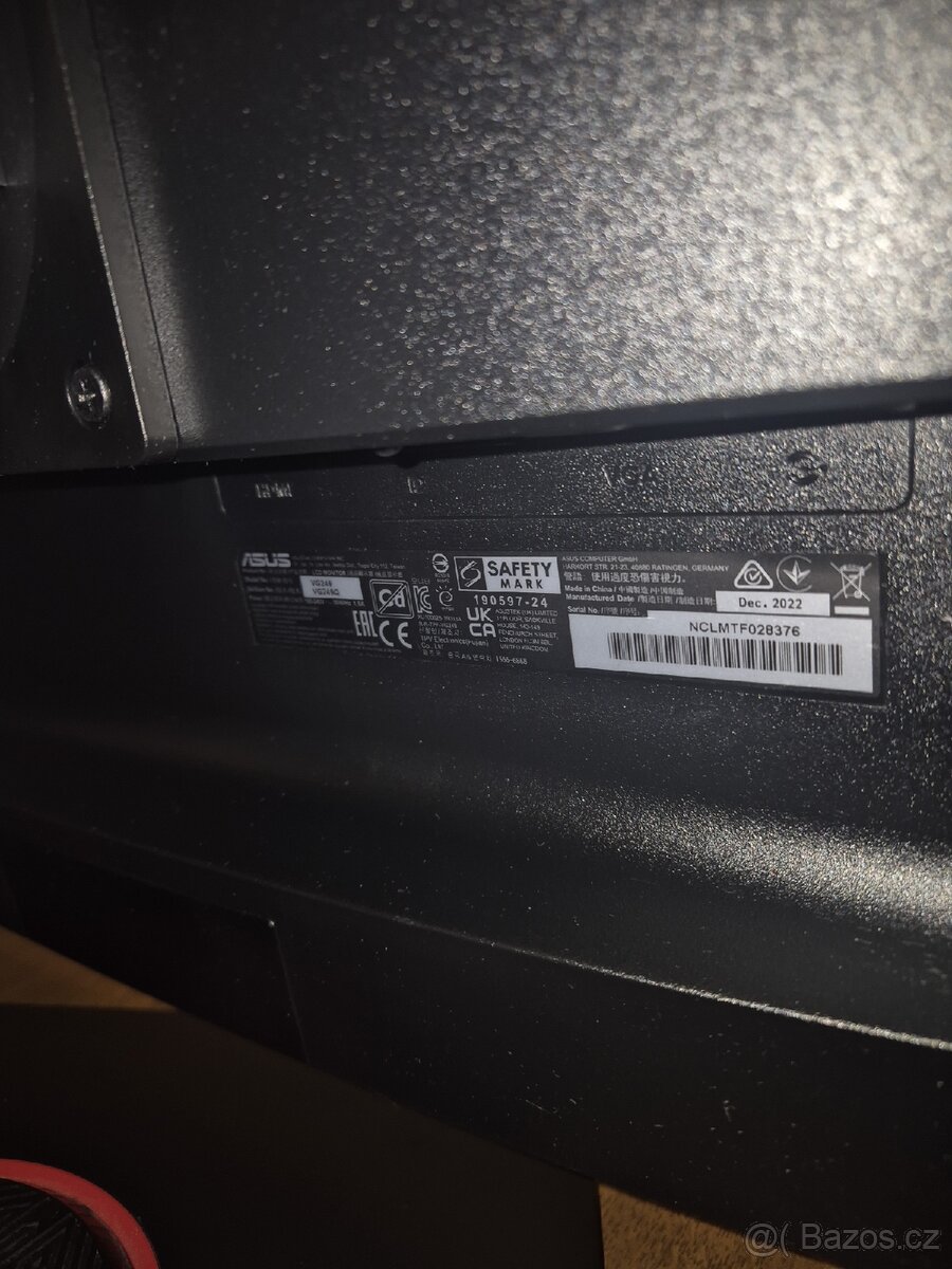 Monitor ASUS TUF Gaming - 24" IPS, 144hz, Herní - 2