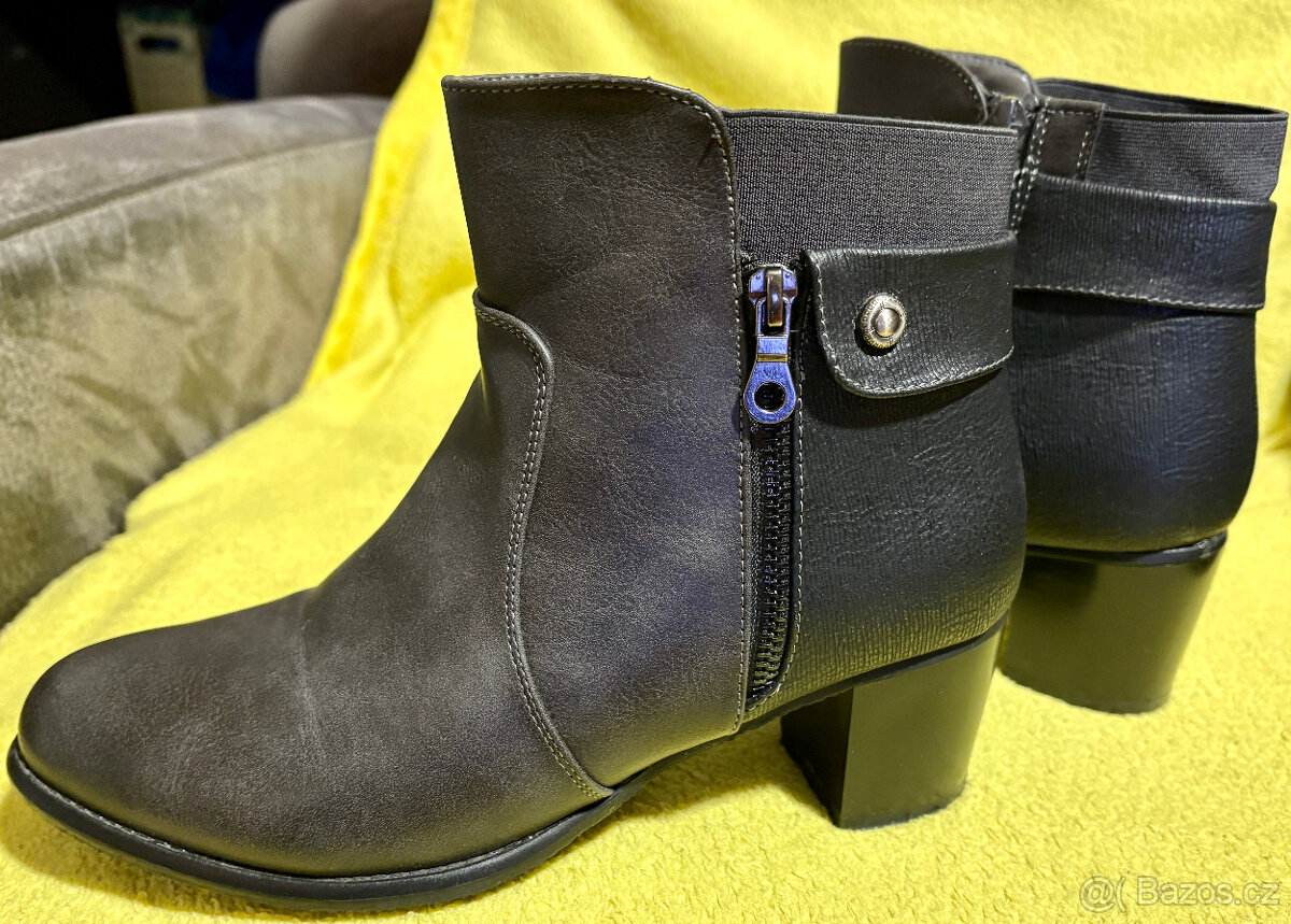 Zimní kotníkové boty zn. Dabio, vel. 38 - 2