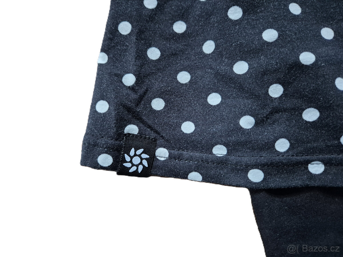 nové 3/4 legíny se sukní černé Nicebelly, S - 2