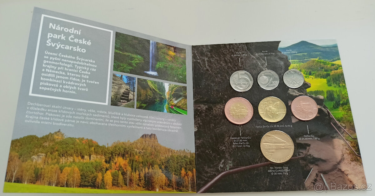 Sada oběžných mincí Národní parky České Švýcarsko - 2