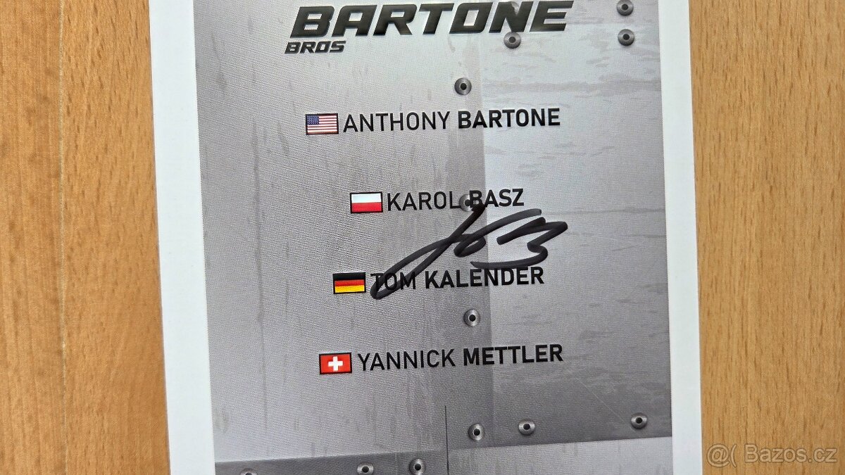 24H SPA 2025 Mercedes AMG GT Get Speed 3 autogramkarta - 2