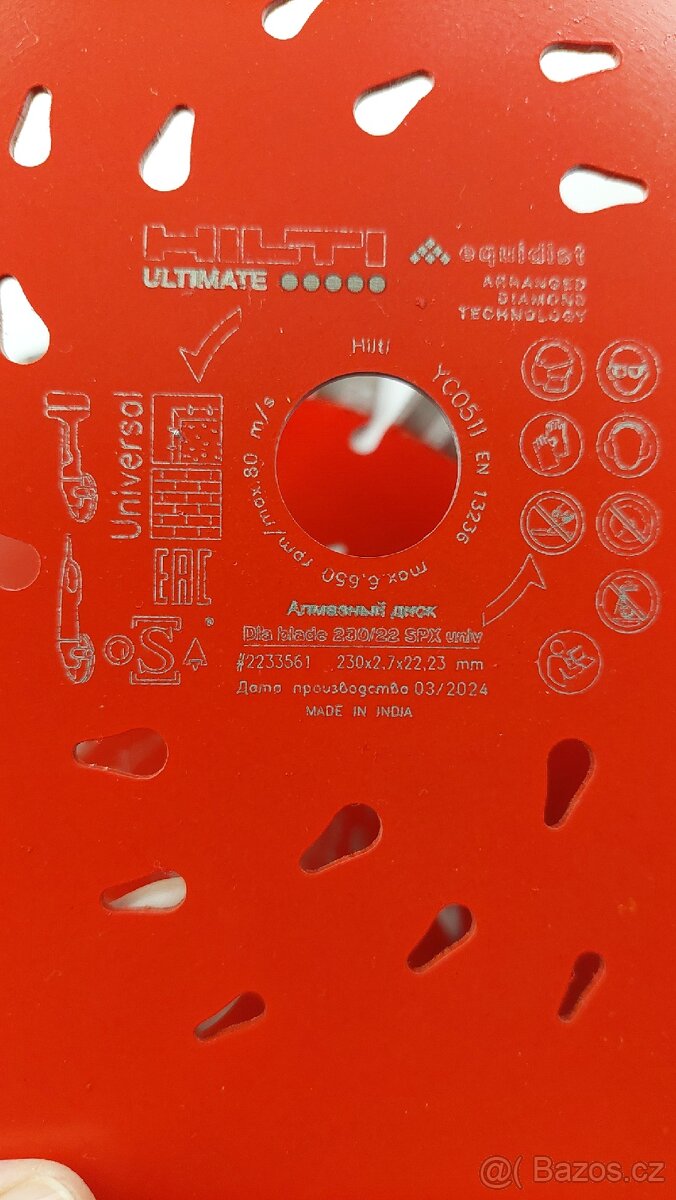 HILTI SPX 230 mm EQD diamantový kotouč - 2