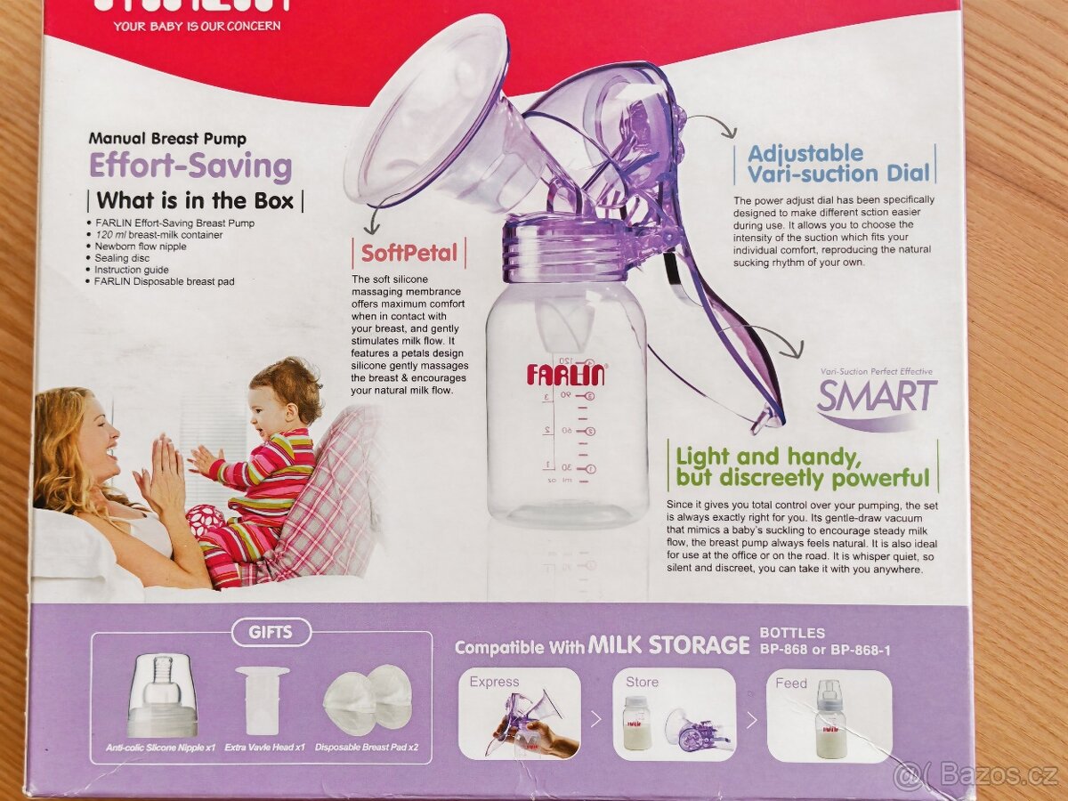Odsávačka mateřského mléka Farlin - 2