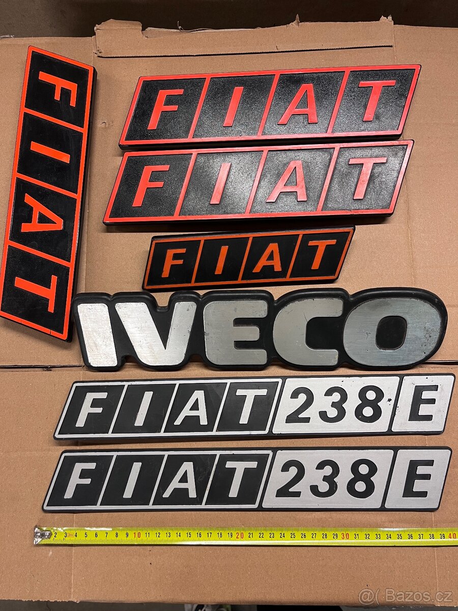 Štítky Fiat, Iveco - 2