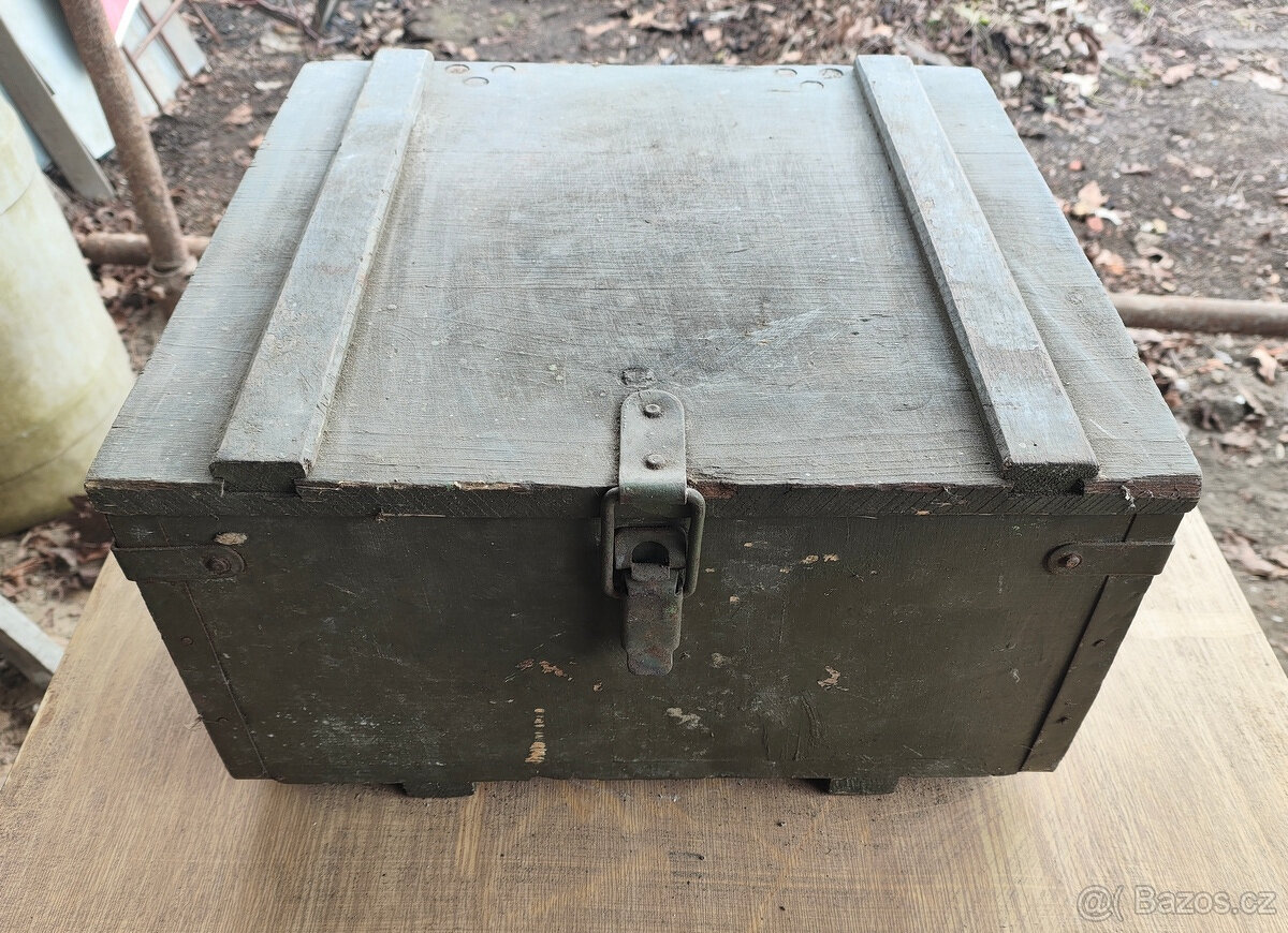 Bedna vojenská dřevěná - 2