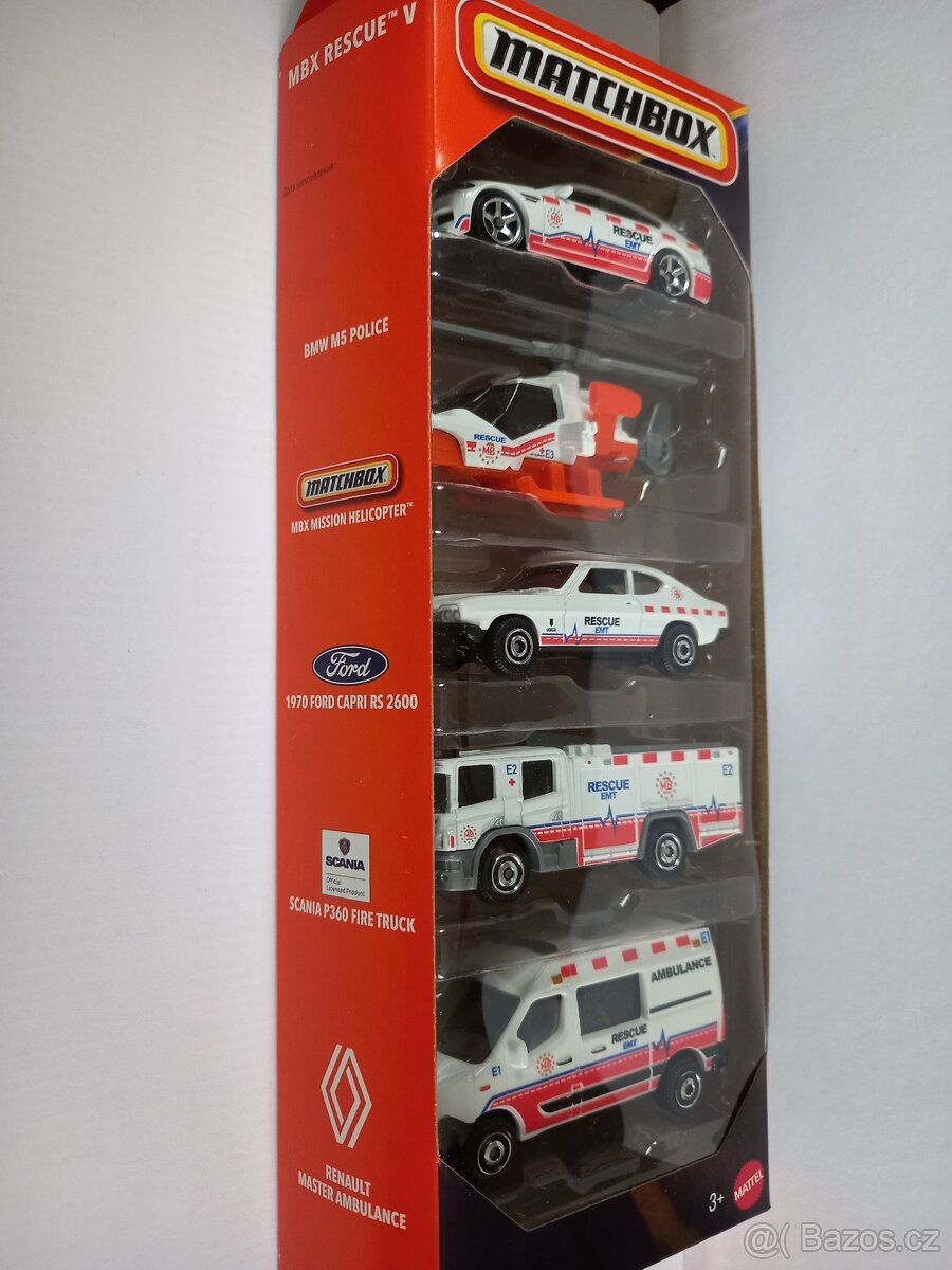 MATCHBOX - RESCUE V. - 5 pack - 2