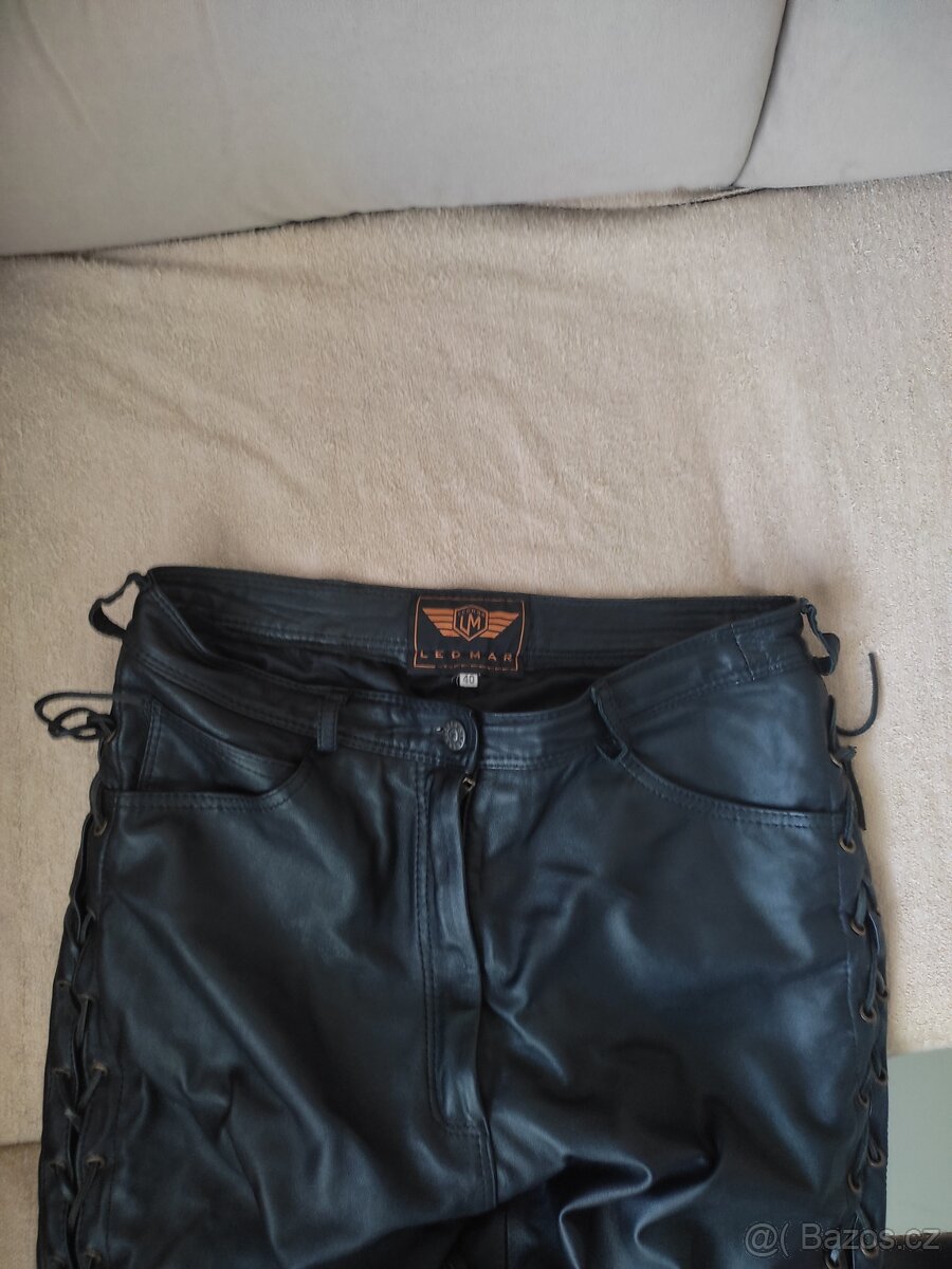 Kožené dámské kalhoty - 2