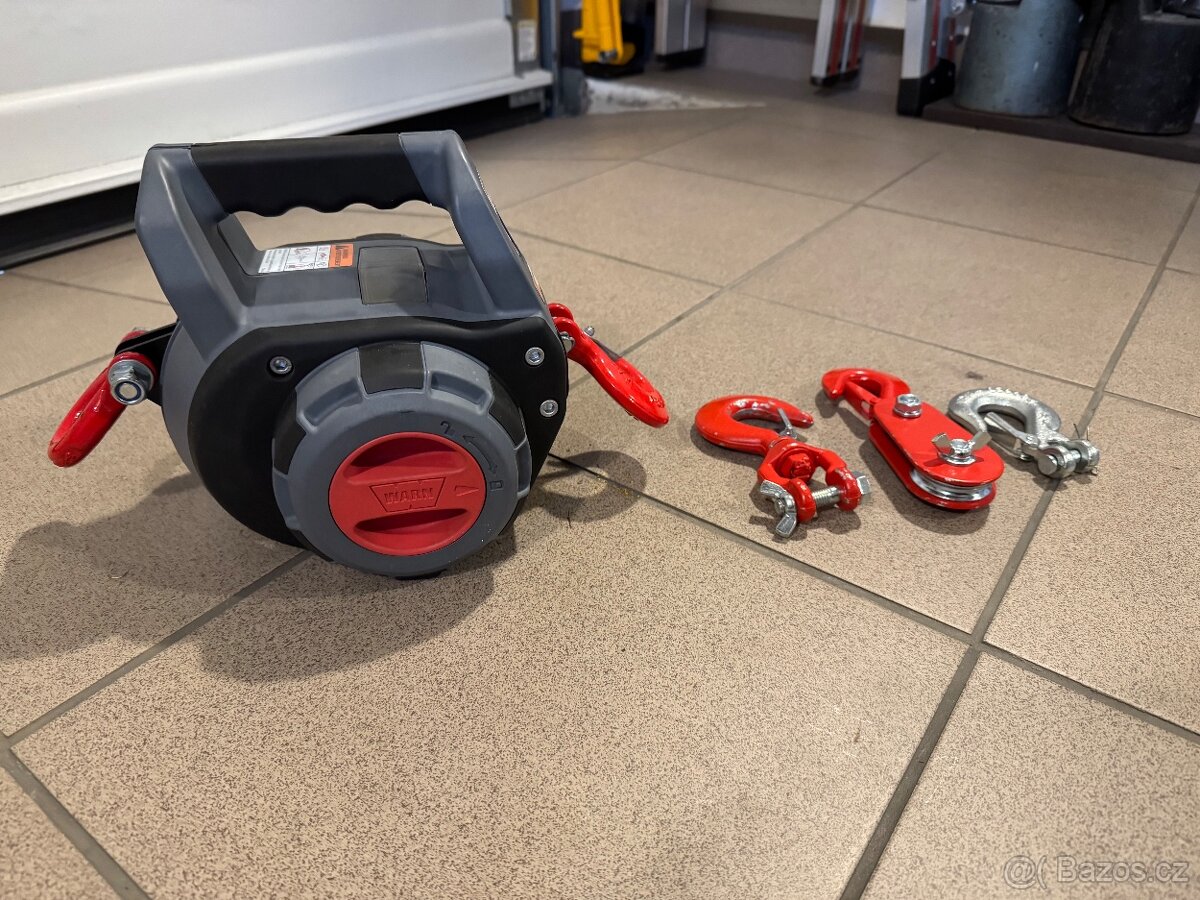 WARN DRILL WINCH 340 kg - syntetické lano, nový - 2