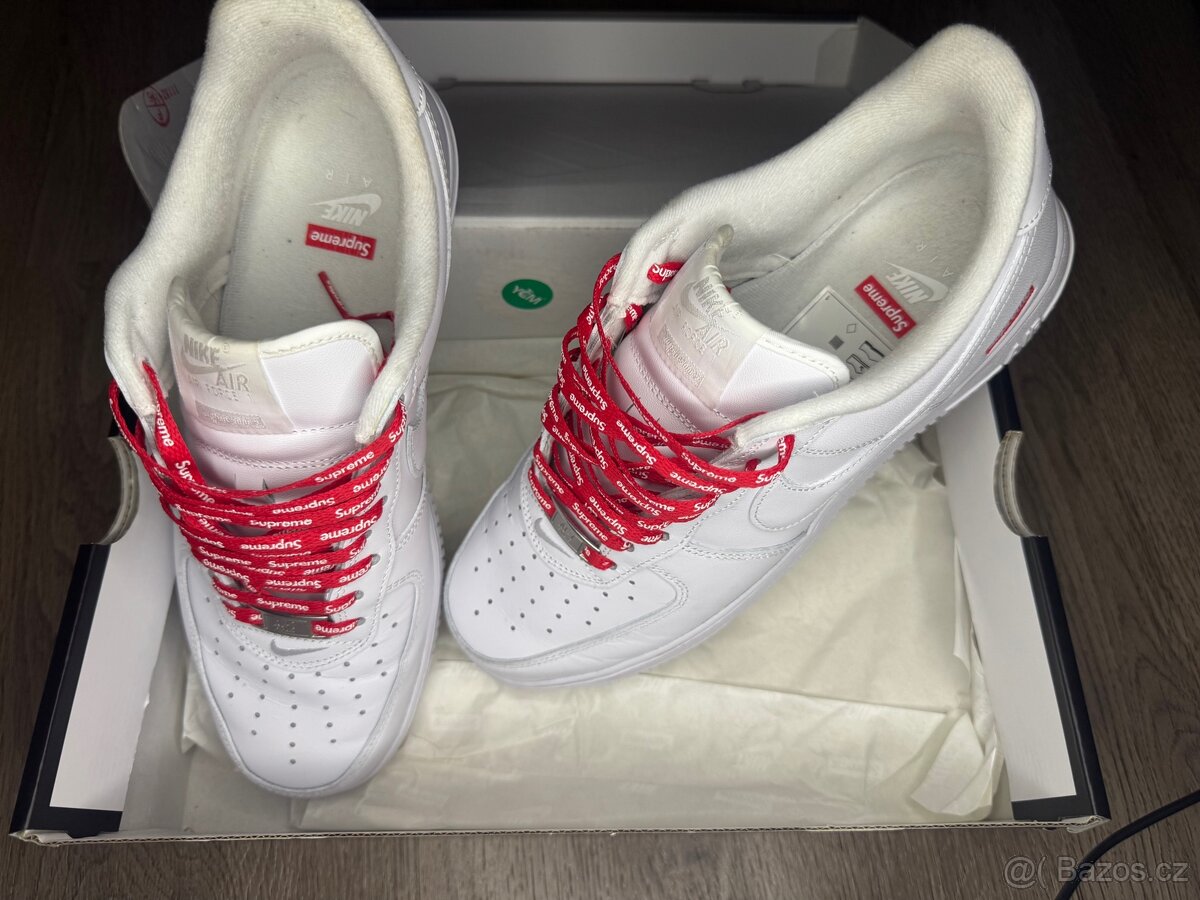 Nike Air Force 1 Low Supreme White - 2