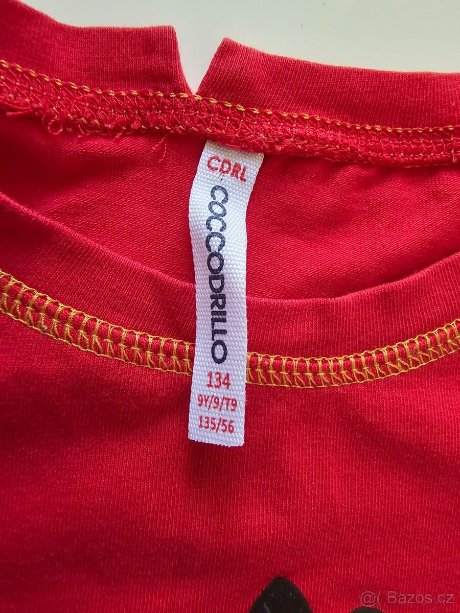 Vánoční šaty vel. 134 cm - 2