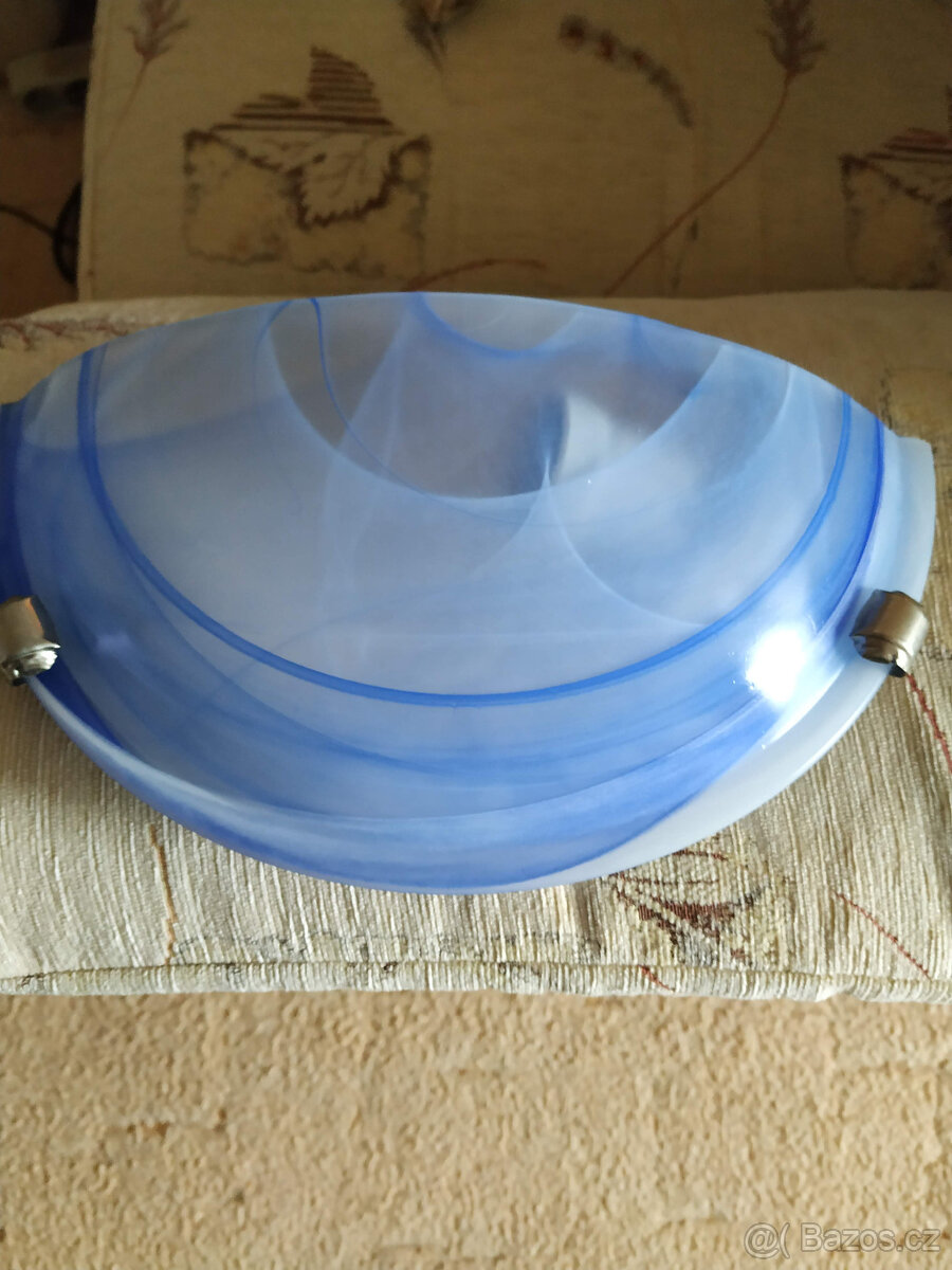 Prodám 2x lustr modrý - 2