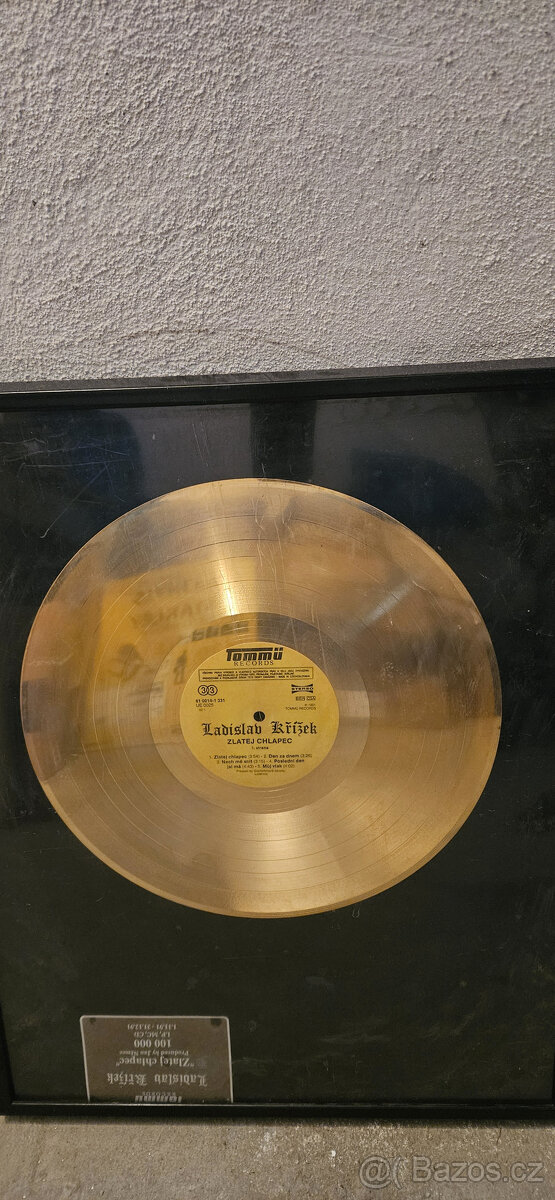 LP Zlatá deska Ladislav Křížek Zlatej chlapec - 2