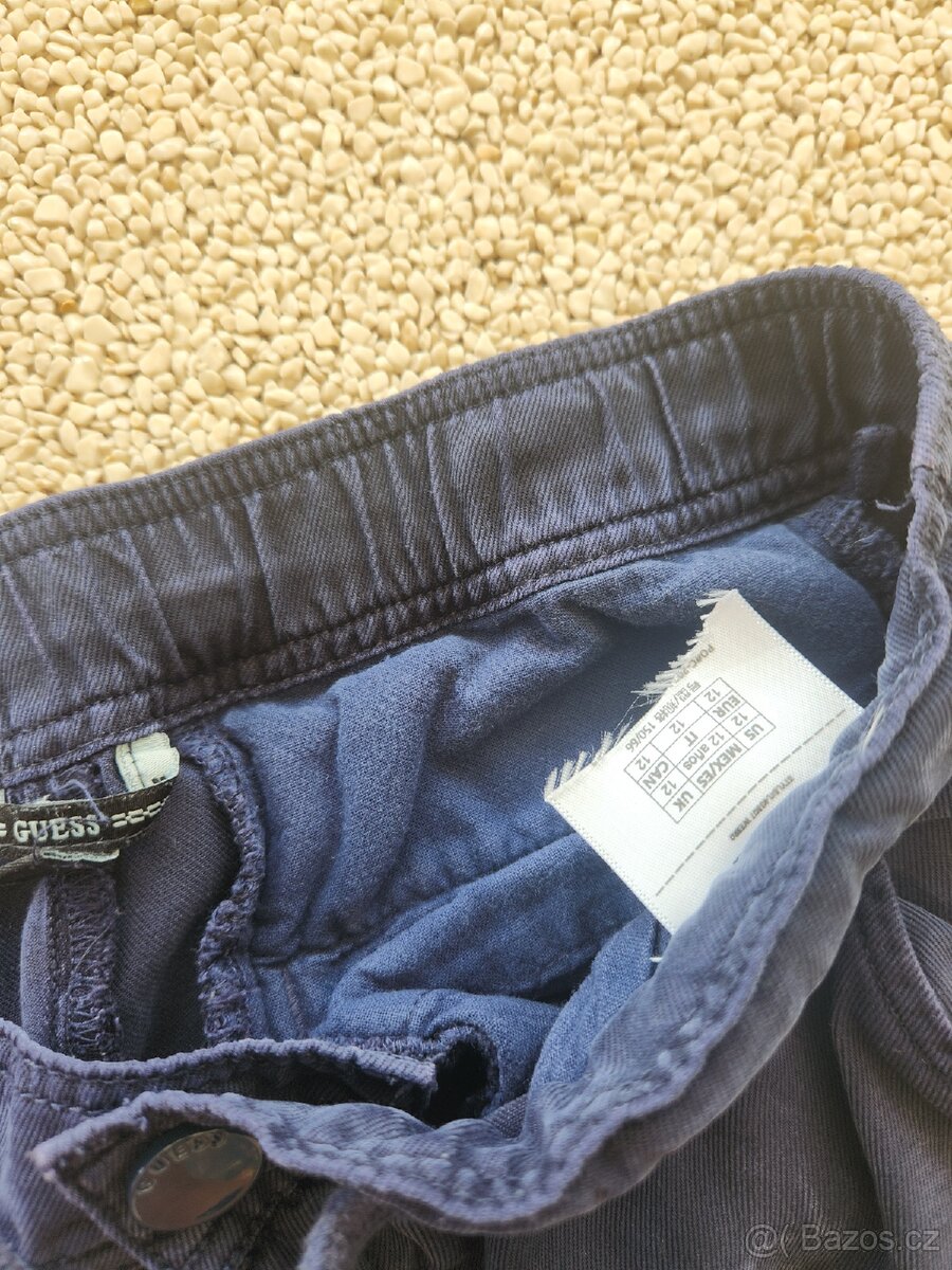 GUESS Navy tencel long chino pants - 2