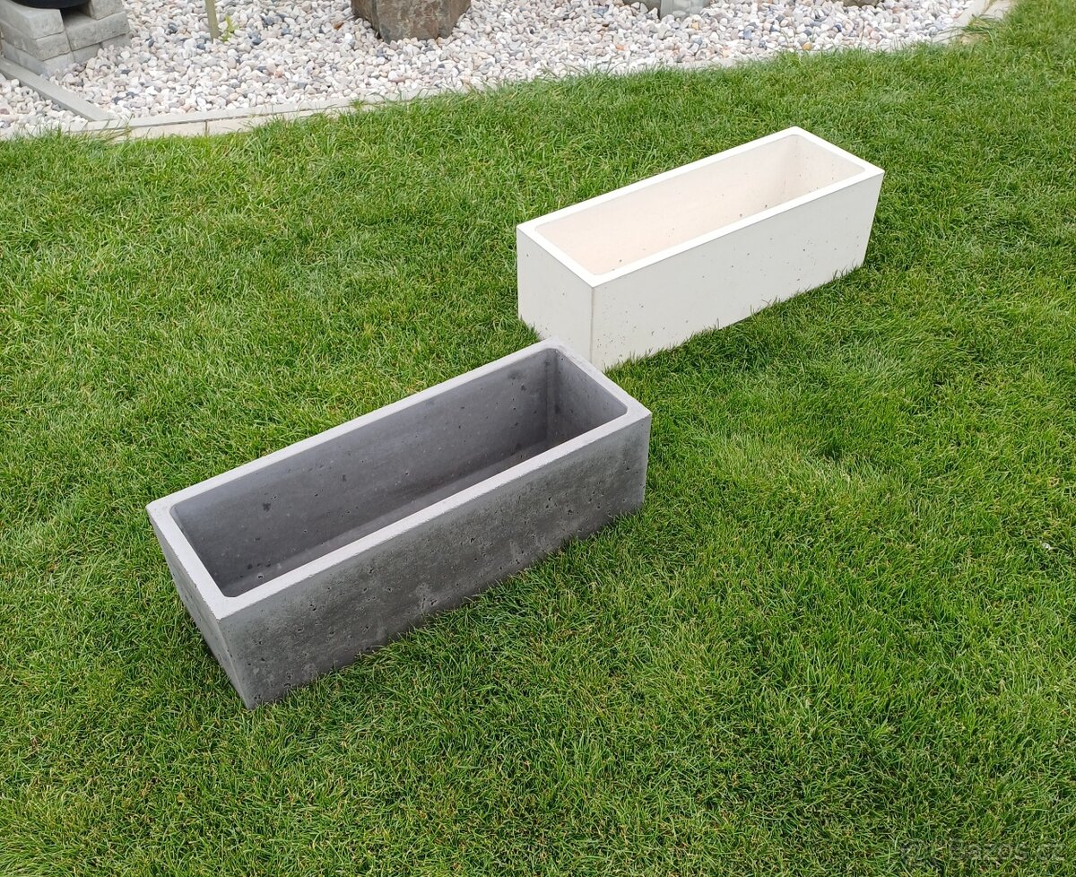 Betonový květináč ANTRACIT - 2