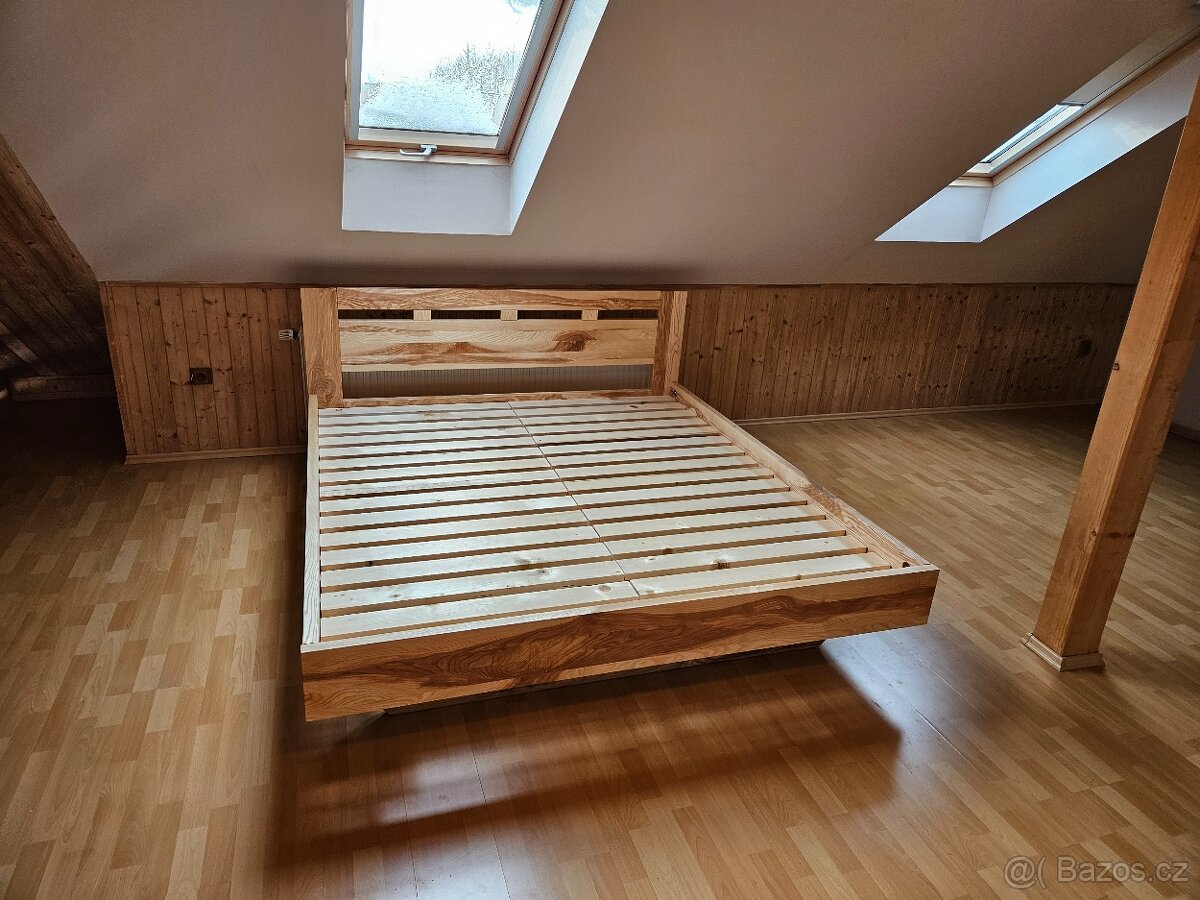 Manželská postel 180x200 - Jasan - 2
