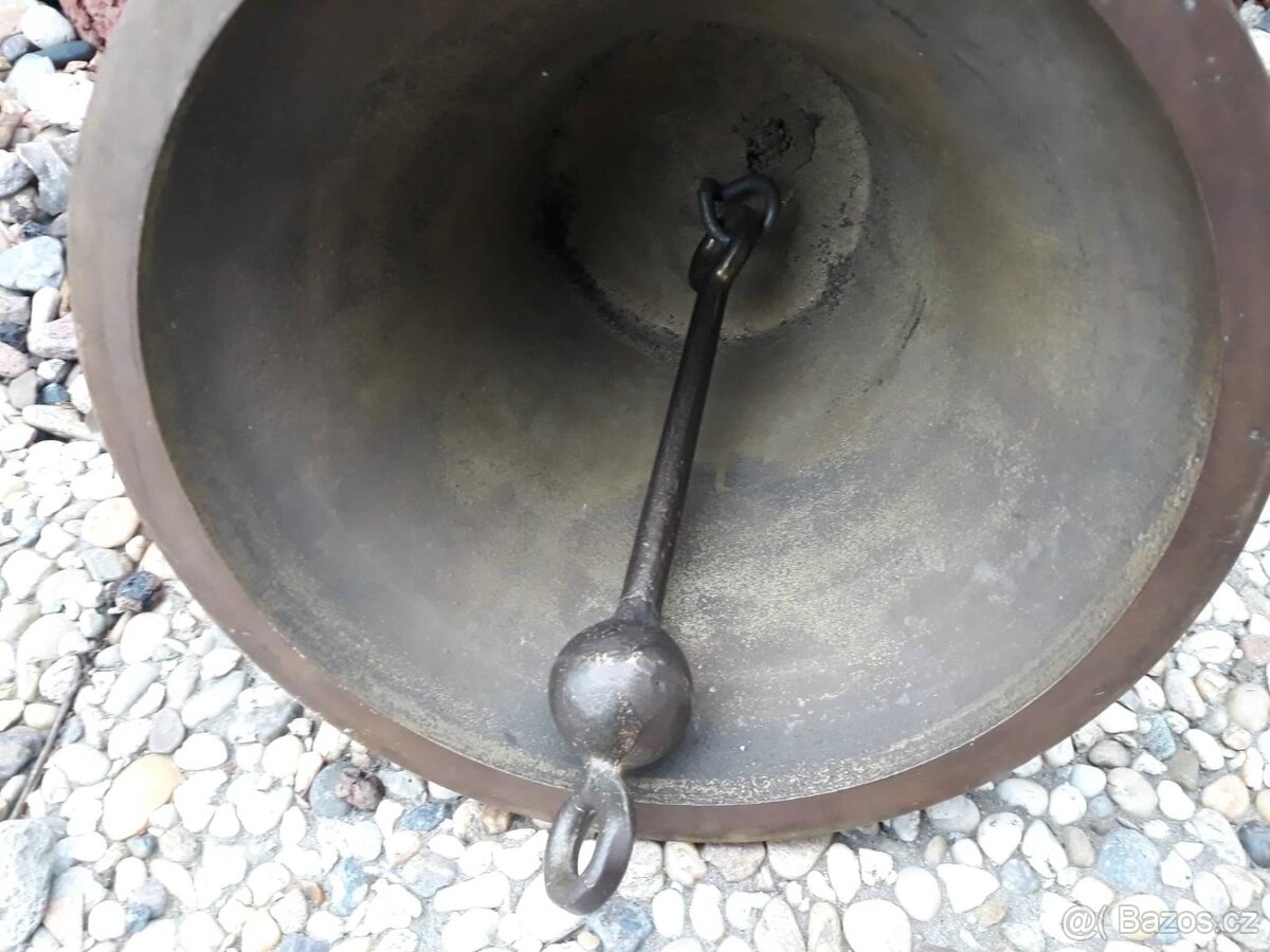 Starý mosazný lodní zvon Marinco 1975-1985 Holandsko - 2