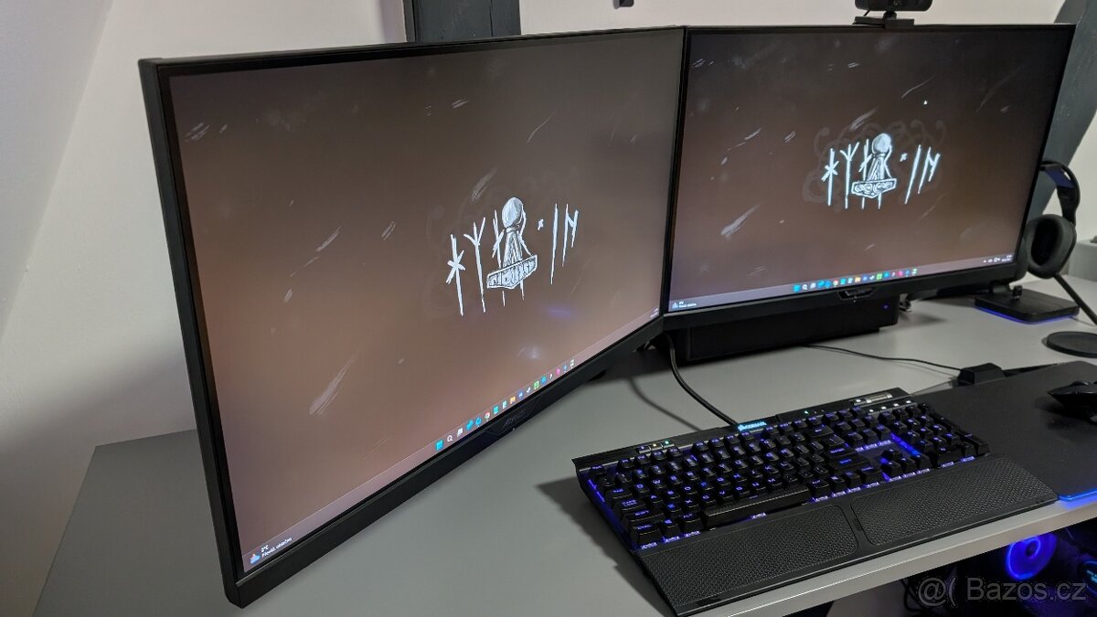 2x 27" monitor GIGABYTE AORUS (FI27Q a FI27Q-P) - 2