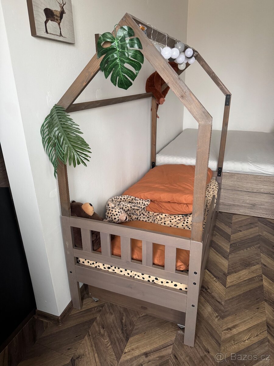 Dětská domečková postel 160x70 - 2