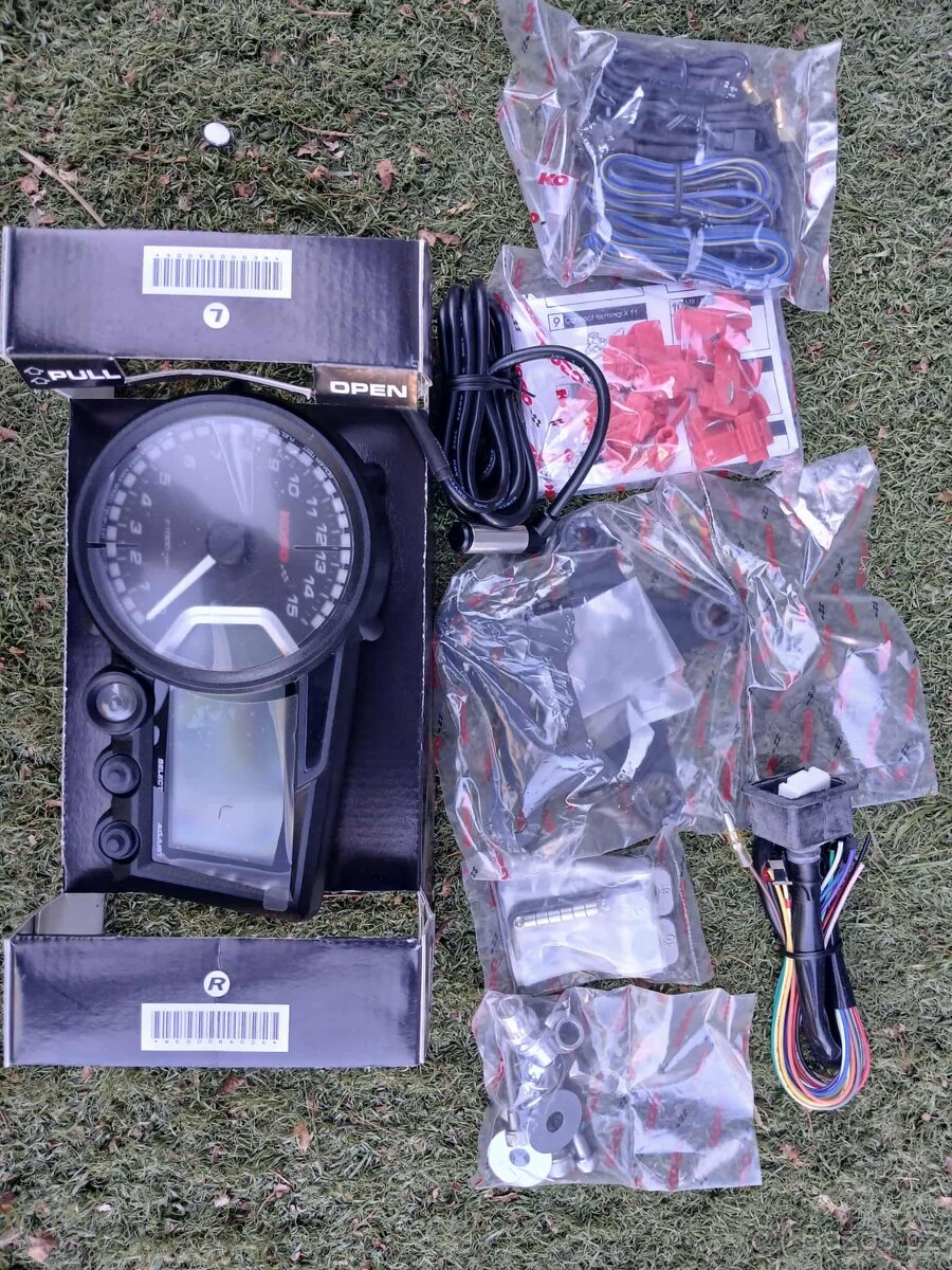 Otáčkoměr a rychloměr KOSO RX2 - 2