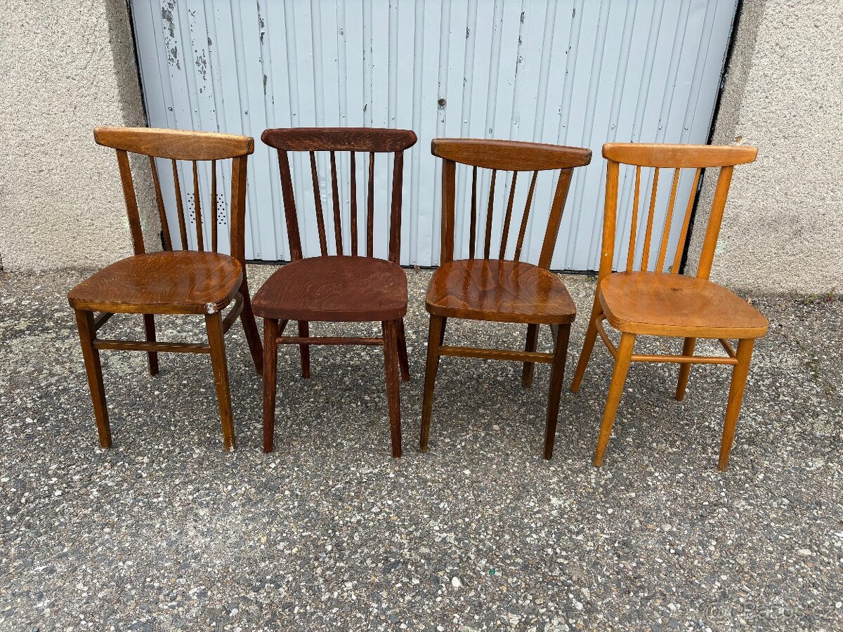 Dřevěné židle Ton - 2