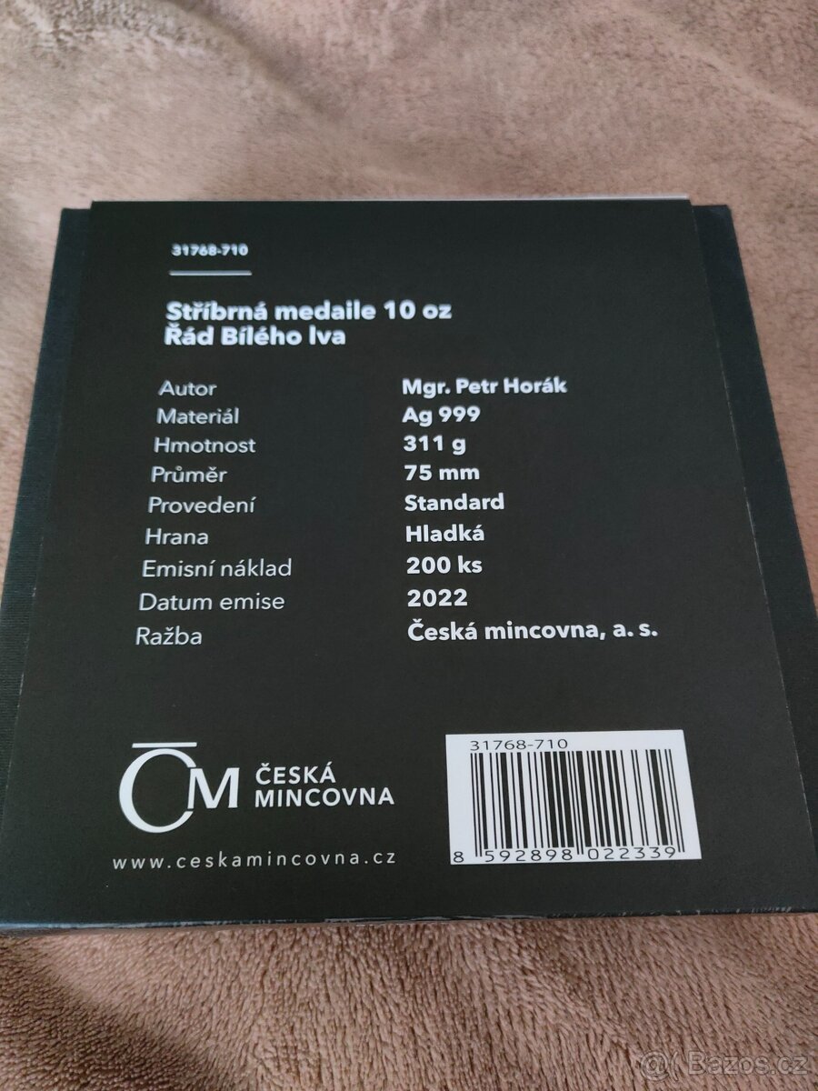 Řád bílého lva 10 Oz 2022 - 2