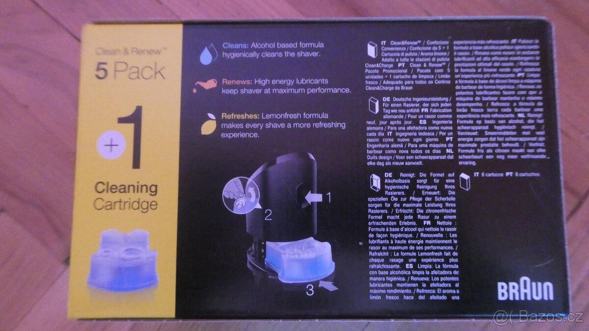 Čistící kazety holícího strojku Braun - 2