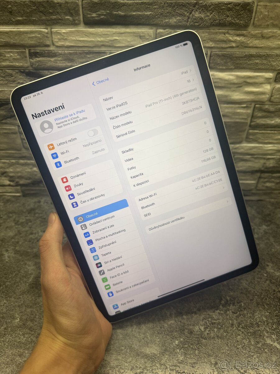 iPad Pro 11" 4 Gen 128GB 2022 M2 Procesor - 2
